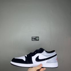 Jordan 1 Low SE White Black Metallic Silver