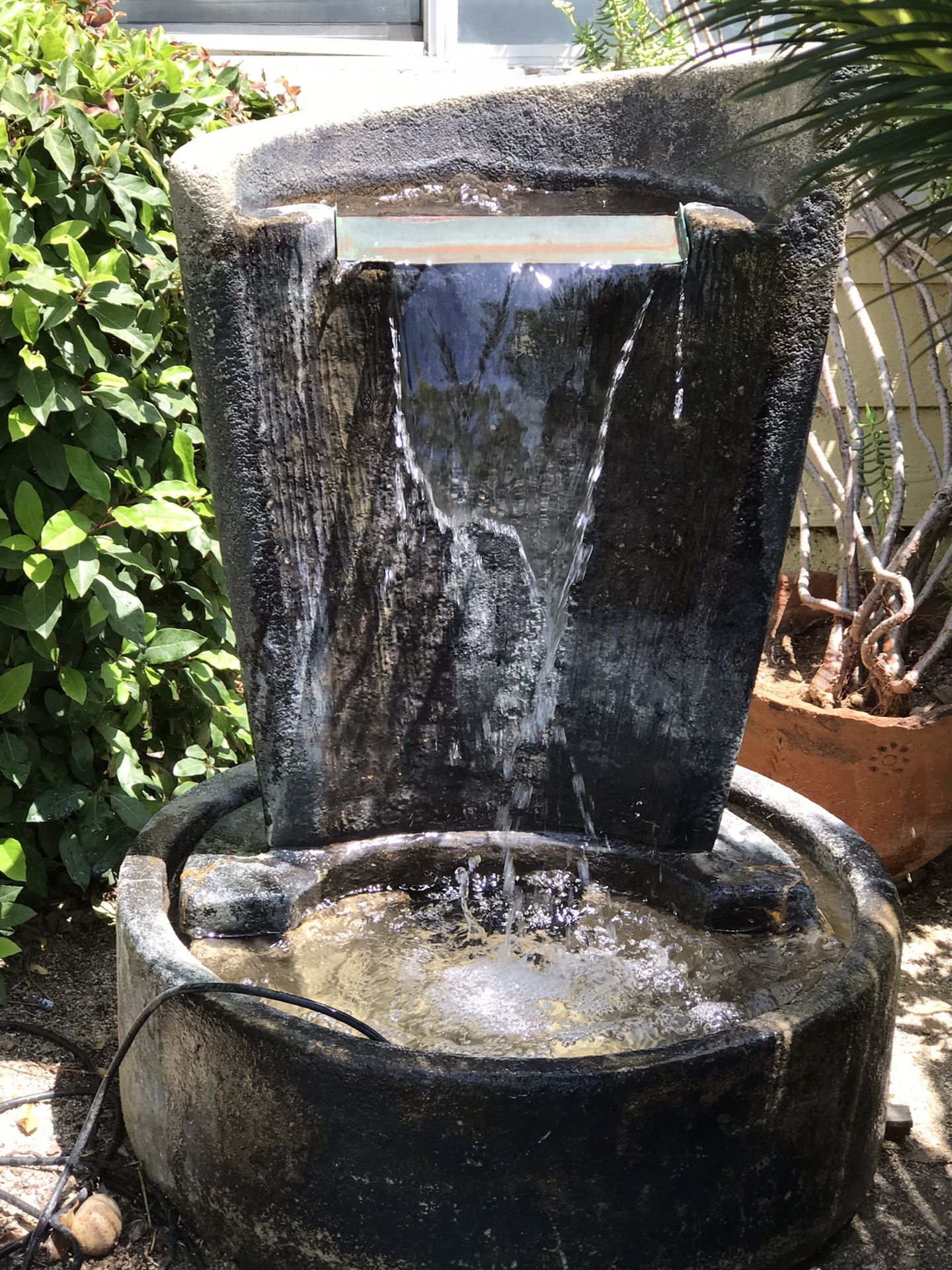 Zen Concrete Fountain