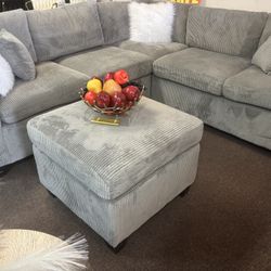 Sectional Plus Ottoman 