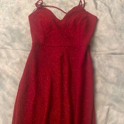 red dress