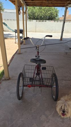 Red classic bike