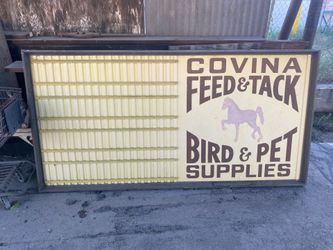 Vintage Horse Sign
