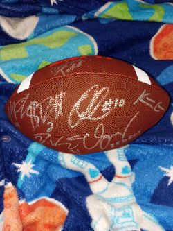 2026 Cleveland Browns autographed team signed football NFL shedeur Sanders