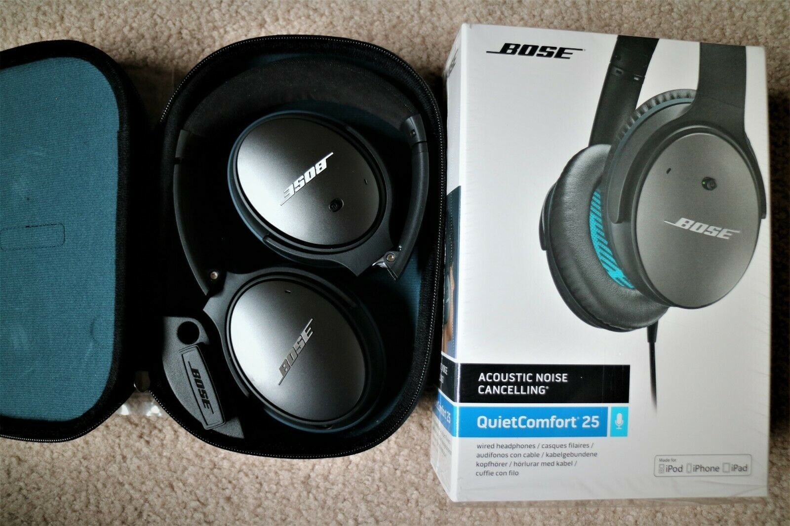 OBO - Bose Qc25 Quiet Comfort 25 Acoustic Noise Canceling Headphones