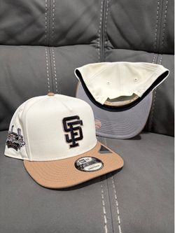MLB new era San Francisco giants off white brown patch 9fifty a frame SnapBack hats