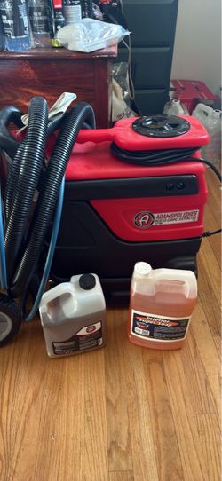 Adam’s heated carpet extractor