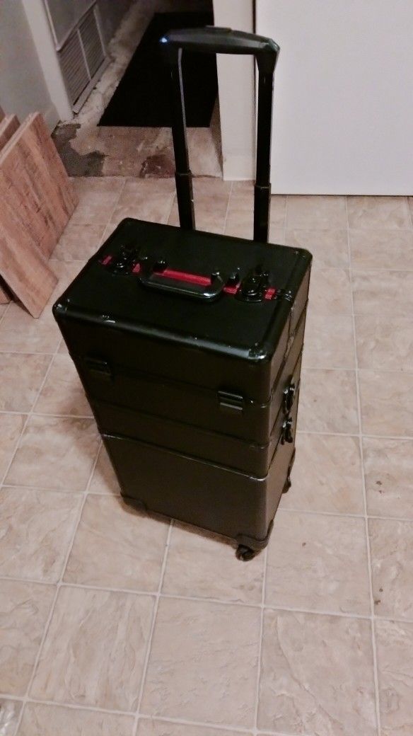 3-in-1 Large Professional , Cosmetic Trolley