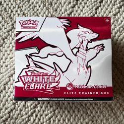 Pokemon TCG White Flare Pokemon Center Elite Trainer Box ETB NEW/SEALED