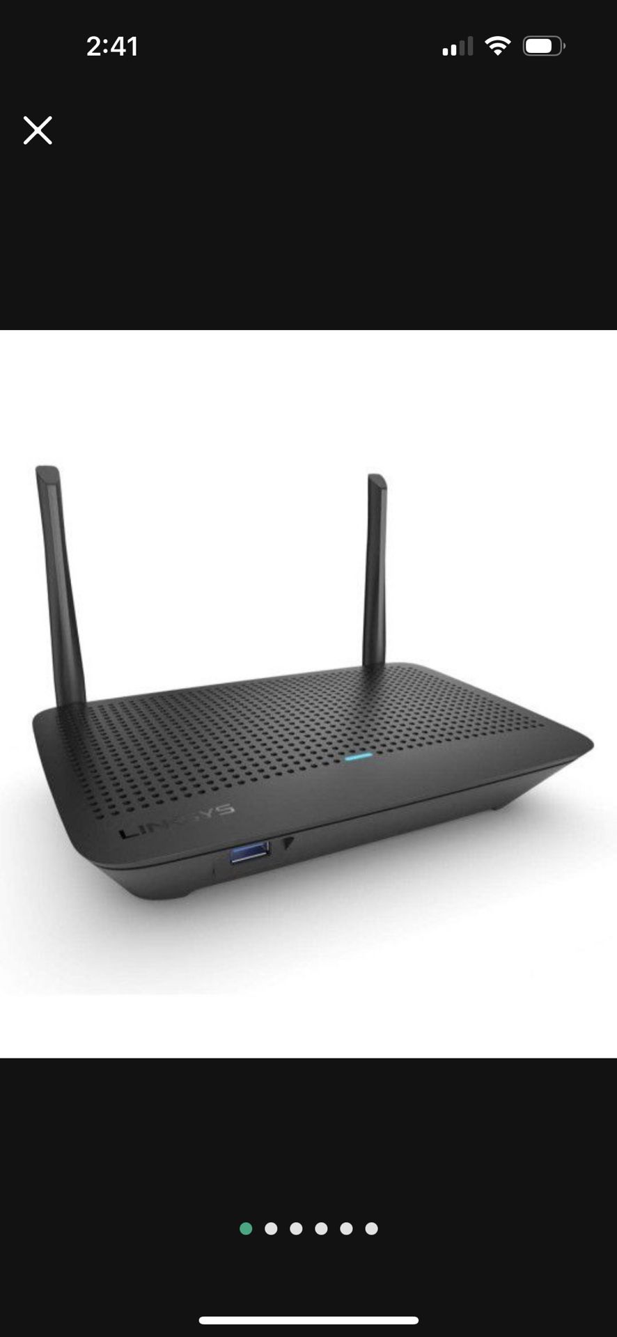 *NEW* Linksys Mesh Wifi 5 Router, Dual-Band, 1,200 Sq. ft Coverage, Supports Guest WiFi, Parent Control,12+ Devices, Speeds up to (AC1300) 1.3Gbps   