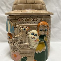 Rare Antique Pet Shop Cookie Jar 