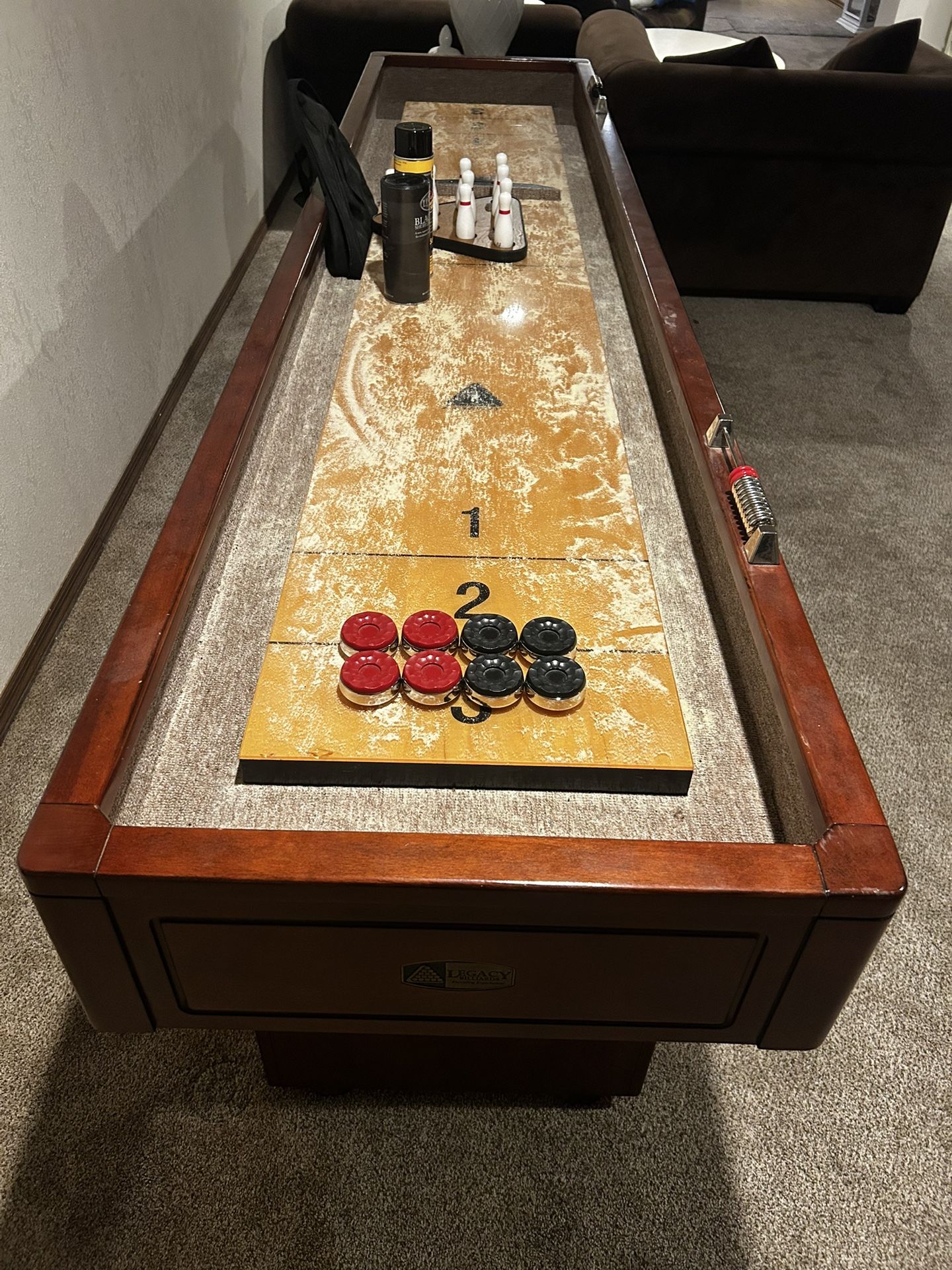 Legacy Billiards Shuffle Board Table 9ft
