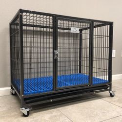 Brand New Heavy Duty 37” Stackable Dog Cage With Dura Floors 