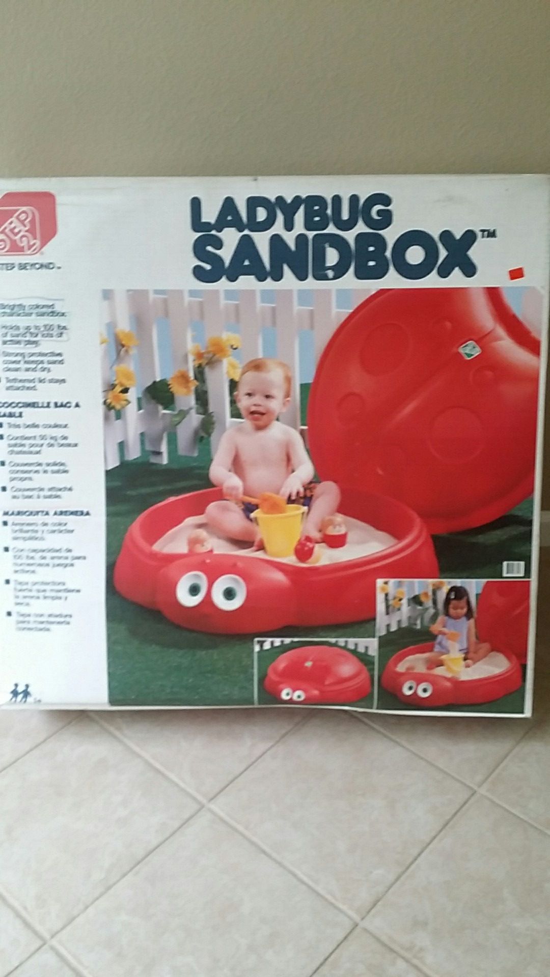 Ladybug sandbox