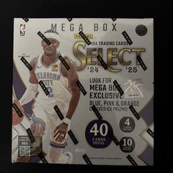 Select 24-25 Panini Mega Box Basketball Cards