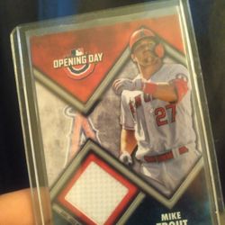 Mike Trout Jersey Relic