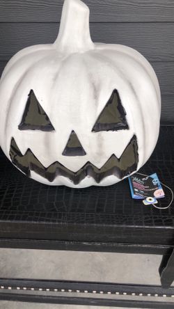 Large Lighted Pumpkin