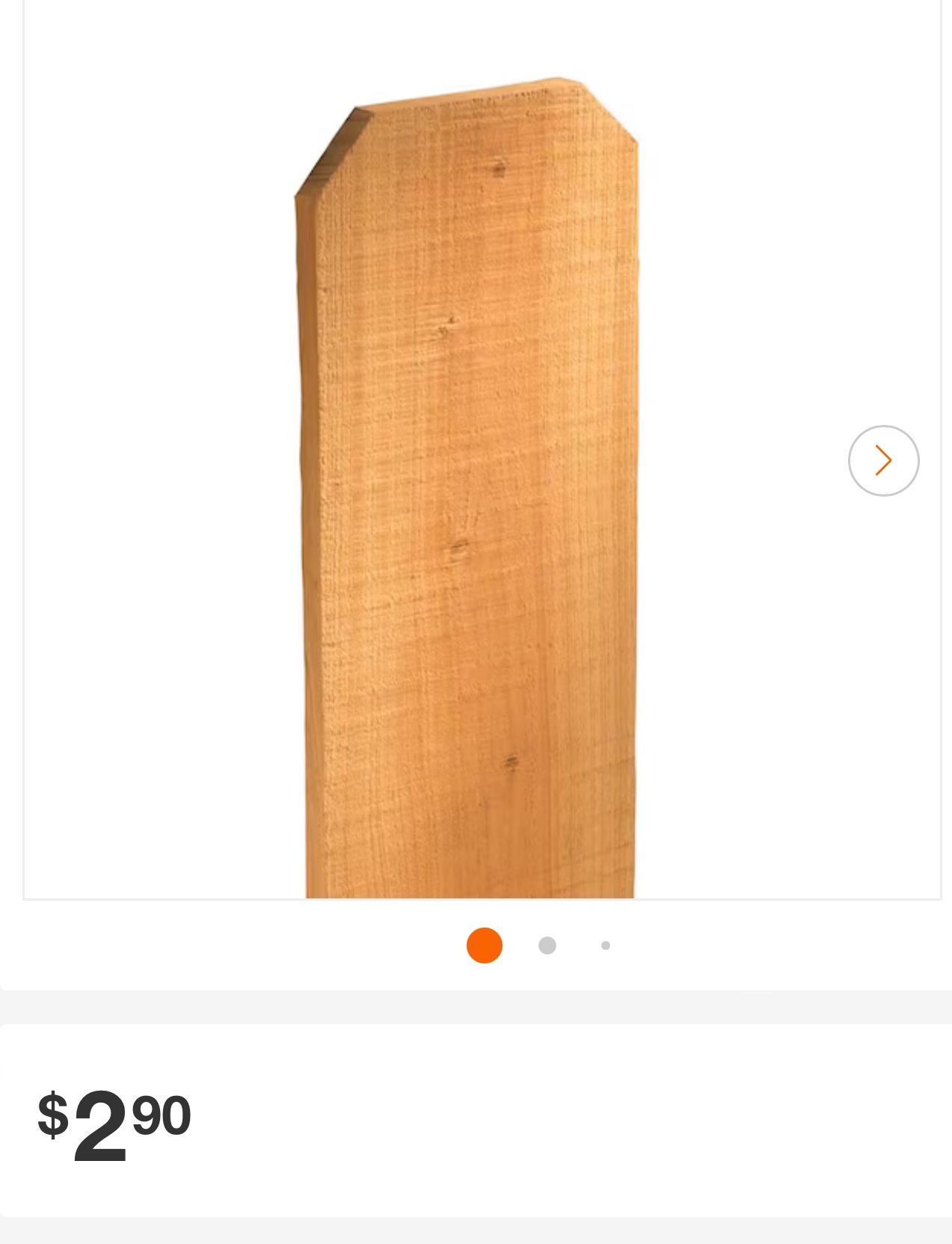 400 Cedar 1x6 6ft Dog Ear Pickets For 880