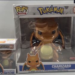 Funko Pop 851 Vinyl Jumbo 10 in: Pokémon  Charizard (Jumbo)