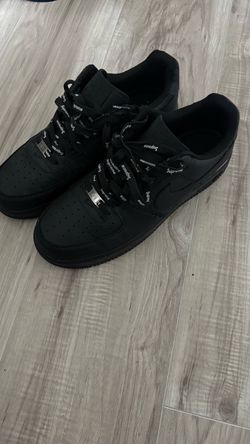 black Supreme AF1