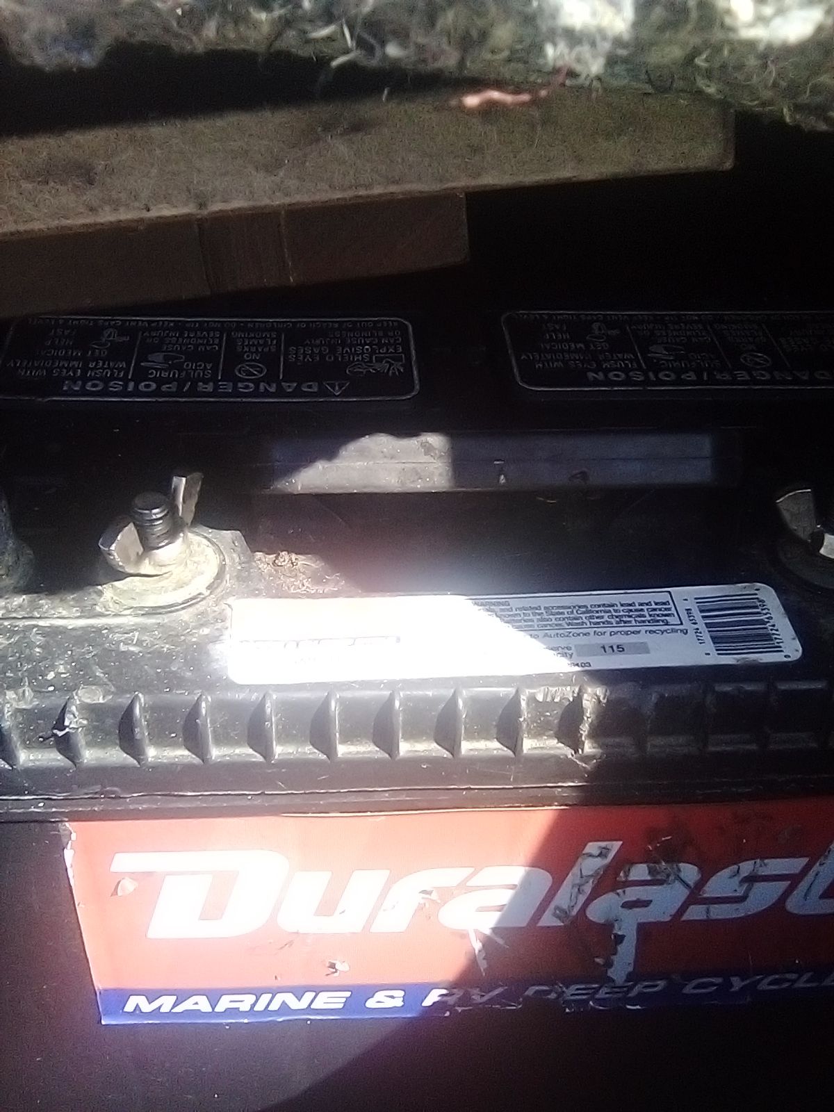 Duralast marine and rv deep cycle battery
