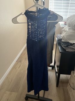 Blue Lace Dress