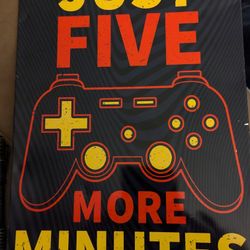 POSTER JUST FIVE MORE MINUTES