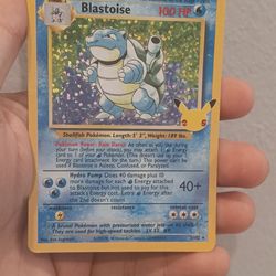25th blastoise holo