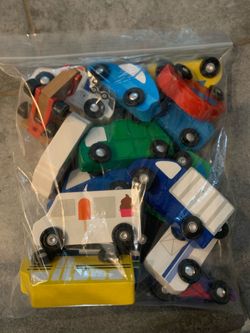 Wooden Toy Vehicle Set