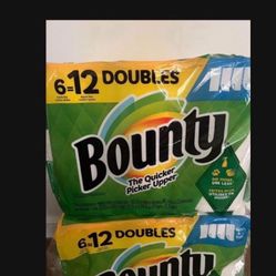 Bounty Paper Towels $12 Each