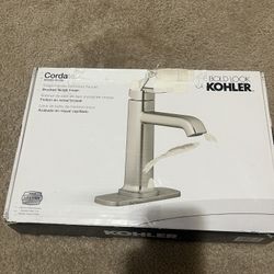 ✨Brand New KOHLER Cordate Faucet (Brushed Nickel) — Premium Style & Quality!✨