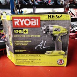 Ryobi ONE + 18V 3-Speed Impact Driver. Tool Only