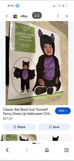 Baby bat costume