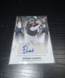 Edgar Quero Rookie Card Auto BSAU-EQ