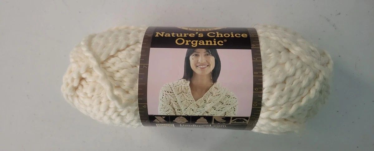 Pair Set Of 2 LION BRAND YARN LOT OF 2 SKEINS Nature's Choice Organic Cotton