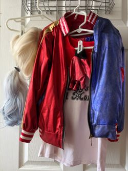Harley Quinn Costume Set with Wig size 140 (8-10years old)