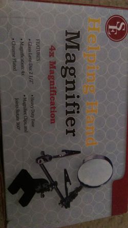 Hands free magnifier magnifying glass new