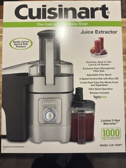Cuisinart Juice Extractor Model CJE-1000P1