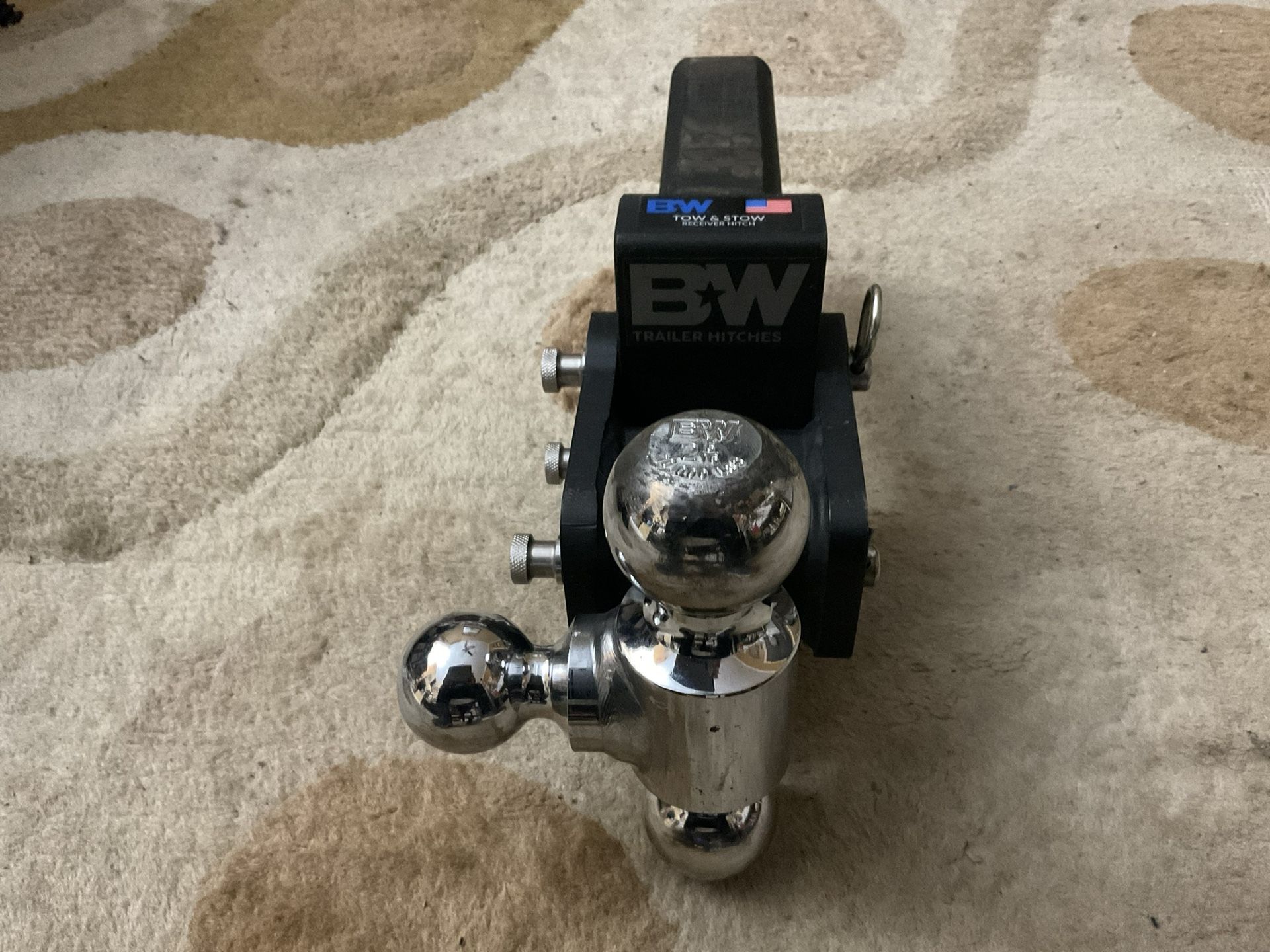 BW Triple Ball Receiver Hitch Fits A 2 Inch Receiver Excellent Condition Garage Kept