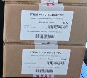 SEALED CASE - Chaos Rising Booster bundles