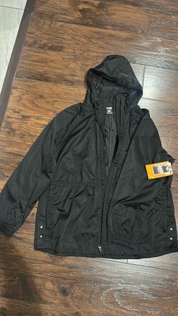 AVIA- Black Hooded Windbreaker women Jacket