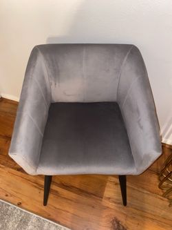 Grey Accent Chair