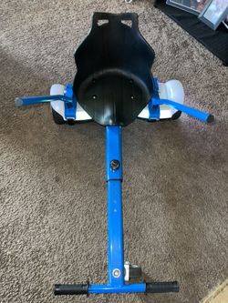 hoverboard with seat attachment