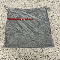 Prada Linea Rossa Grey Drawstring Dust Bag (Authentic Style)