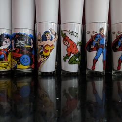 $20 Each - 6 Vintage 1970s DC Comics Pepsi Collectors Drinking Glasses - Pickup in 91706