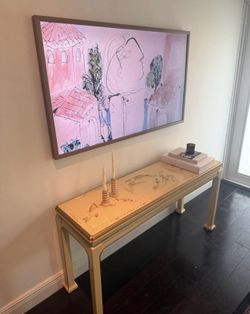 Vintage Hand Painted Console Table