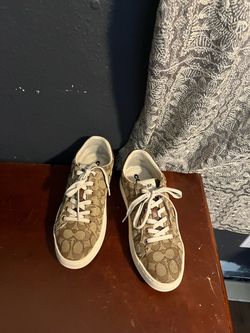 Coach Signature Canvas Low-Top Sneakers