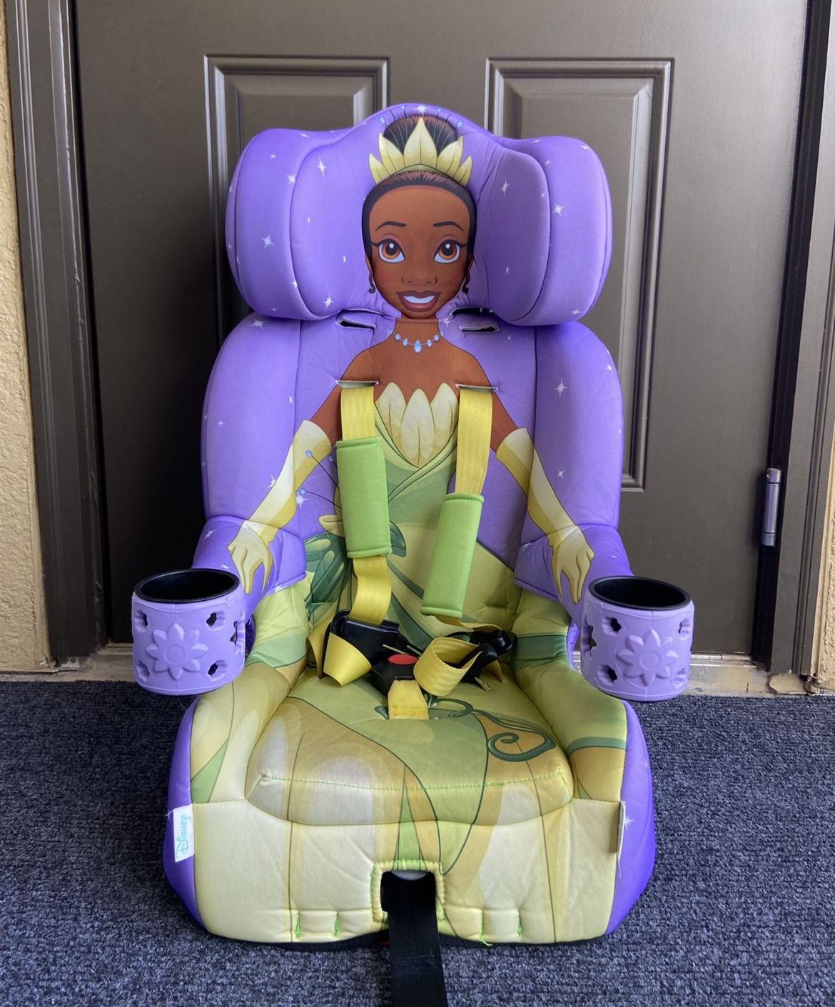 KidsEmbrace Disney Princess Tiana Combination Booster Car Seat