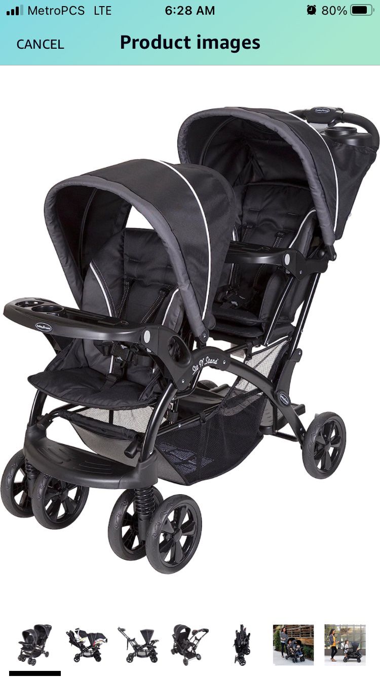 Baby Tend Double Sit N Stand Stroller