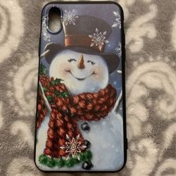 Snowman soft case for iPhone X