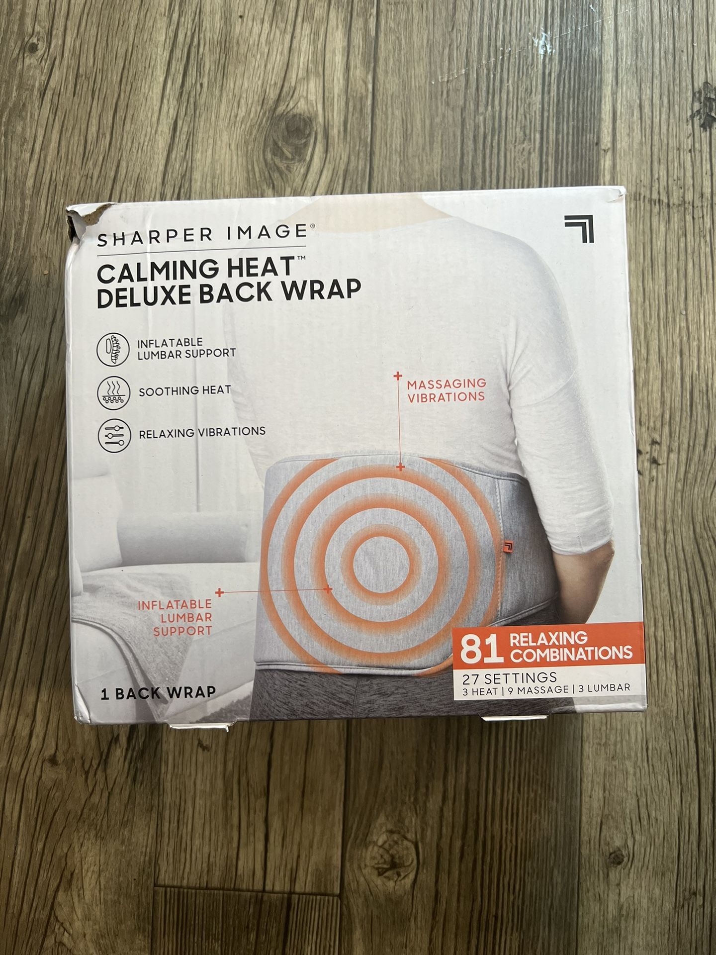 Calming Heat Back Wrap Deluxe by Sharper Image
